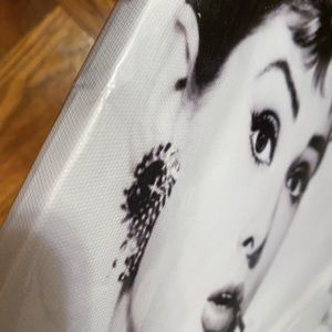 AUDREY HEPBURN 12”x18” Canvas Quote Print